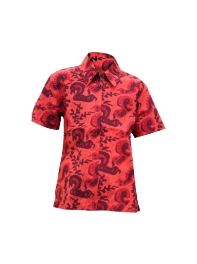 Red Batik Shirt